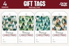 christmas tree gift tags