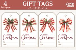 christmas tree gift tags