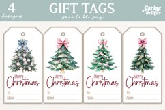 christmas tree gift tags