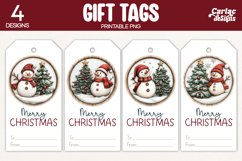 christmas tree gift tags