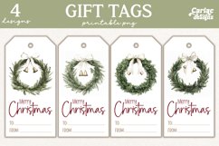 christmas tree gift tags