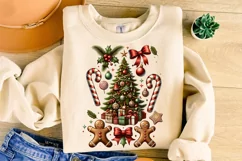 Christmas Tree PNG, Christmas Gingerbread PNG, Christmas PNG Product Image 3
