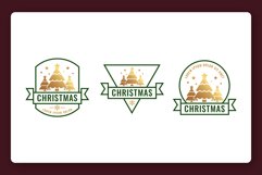 Christmas Tree Gold Luxury Labels Product Image 1