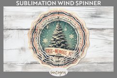 Christmas Tree-mendous Joy v2 Quote Wind Spinner Sublimation Product Image 1