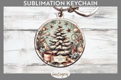 Christmas Tree-mendous Joy v1 Quote Round Keychain PNG Product Image 1