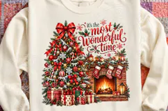 Christmas Tree Most Wonderful Time PNG Product Image 4