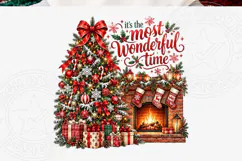Christmas Tree Most Wonderful Time PNG Product Image 5