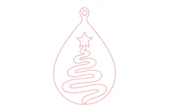 Christmas Tree Laser Cut Product Image 2