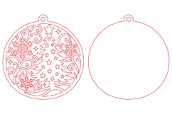 Christmas Tree Laser Cut SVG Product Image 2