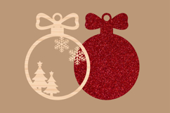Christmas Tree Ornament SVG Product Image 2