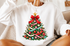 Christmas Tree PNG, Festive Holiday Design Product Image 2