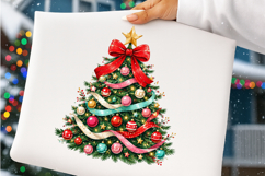 Christmas Tree PNG, Festive Holiday Design Product Image 3