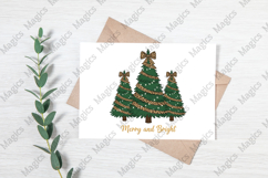 Christmas Tree PNG, Merry and Bright PNG Product Image 3