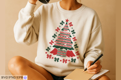 Christmas Tree SVG PNG T-shirt Design Product Image 2