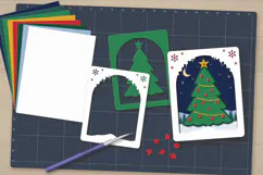 Christmas Tree SVG 3D Layered Shadow Box Product Image 6