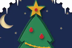 Christmas Tree SVG 3D Layered Shadow Box Product Image 7