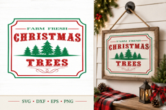 Christmas Trees Sign Design svg Holiday Svg saying Tree Product Image 1