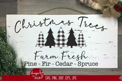 Plaid Farm Fresh Christmas Trees, Christmas Designs Product Image 4