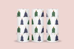christmas tree skinny tumbler sublimation wrap with high resolution 300 DPI and transparant background perfect for 20oz and 30oz skinny tumbler