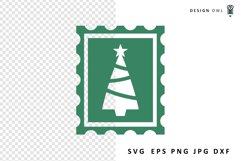 christmas stamp svg for cricut