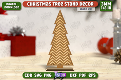 Christmas Tree Stand Decor Laser Cut Bundle, Layered Decor Product Image 3