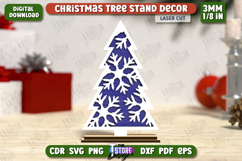 Christmas Tree Stand Decor Laser Cut Bundle, Layered Decor Product Image 7