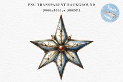 Christmas Tree Star Ornament Toy Winter Watercolor Clipart PNG Scrapbook Nursery art card making collage printable files xmas decor junk journaling sublimation