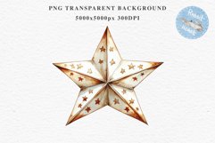 Christmas Tree Star Ornament Toy Winter Watercolor Clipart PNG Scrapbook Nursery art card making collage printable files xmas decor junk journaling sublimation