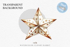 Christmas Tree Star Ornament Toy Winter Watercolor Clipart PNG Scrapbook Nursery art card making collage printable files xmas decor junk journaling sublimation