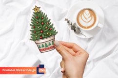 Christmas Tree Sticker, Christmas Wall Art, Christmas Decal Product Image 1