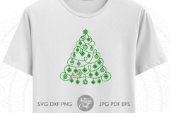 Christmas tree SVG, Holiday Clipart, Christmas Tree Vector Product Image 4
