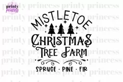 Christmas Tree Farm SVG- Christmas Sign SVG Product Image 2