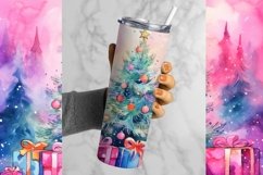 Christmas Tree Tumbler Wrap, 20 oz tumbler wrap, Christmas Tree Tumbler Wrap, Christmas Tree Png