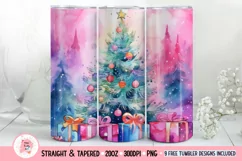 Christmas Tree Tumbler Wrap, 20 oz tumbler wrap, Christmas Tree Tumbler Wrap, Christmas Tree Png