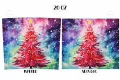 Christmas Tree Tumbler Wrap, 20 oz tumbler wrap, Christmas Tree Tumbler Wrap, Christmas Tree Png