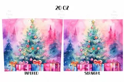 Christmas Tree Tumbler Wrap, 20 oz tumbler wrap, Christmas Tree Tumbler Wrap, Christmas Tree Png