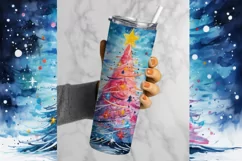 Christmas Tree Tumbler Wrap, 20 oz tumbler wrap, Christmas Tree Tumbler Wrap, Christmas Tree Png