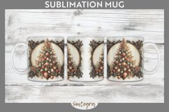 Christmas Tree v1 Mug Wrap Sublimation Product Image 1