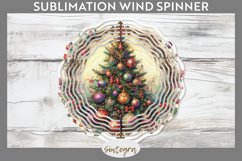 Christmas Tree v2 Wind Spinner Sublimation Product Image 1