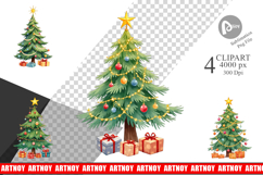 Christmas Tree Clipart Product Image 1