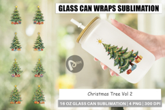 Christmas Tree Glass Can Product Image 1