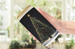 Christmas Tree Watercolor Glass Can Wraps Product Image 2