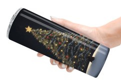 Christmas Tree Watercolor | Tumbler Sublimation Wrap Product Image 6
