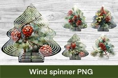 Christmas tree wind spinner sublimation design, Christmas tree sublimation, Christmas wind spinner bundle.