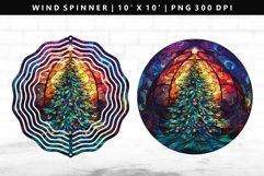 Christmas Tree Wind Spinner Sublimation PNG Product Image 1