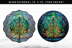 Christmas Tree Wind Spinner Sublimation PNG Product Image 1