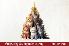 Christmas Tree With Many Dogs Clipart PNG Product Image 1