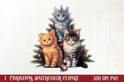 Christmas Tree With Many Dogs Clipart PNG Product Image 1