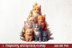 Christmas Tree With Many Dogs Clipart PNG Product Image 1
