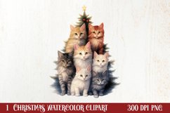 Christmas Tree With Many Dogs Clipart PNG Product Image 1
